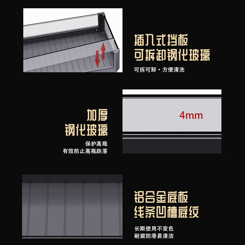 Huili's customized kitchen cabinets 7-layer high cabinet large monster pull basket high-depth pull basket refrigerator side 300 narrow cabinet snack basket standard model 350 floor cabinet 7 layers multi-layer pull-out door type