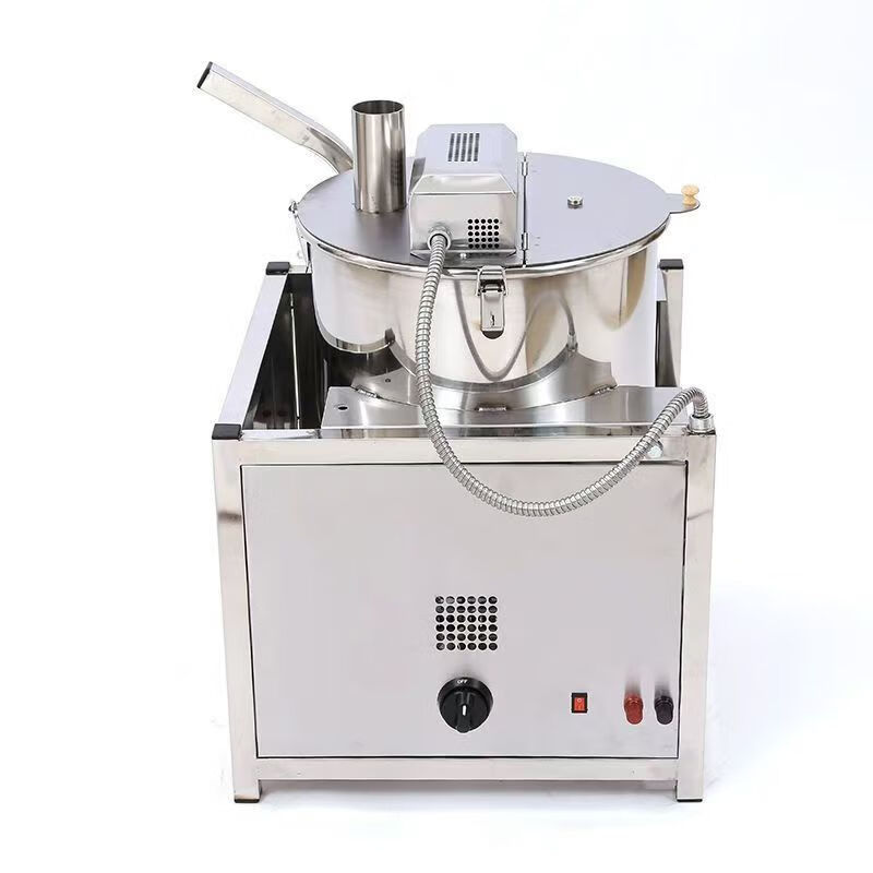 Pupan customized Internet celebrity spherical cream fruit popcorn machine, commercial stall equipment, butterfly-shaped fully automatic gas popcorn machine, upgraded top popcorn machine + teaching