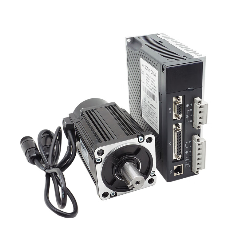 Yue Changsheng Times Chaoqun SD series 80 servo motor set 750W400W1KW3 AC motor driver 80 servo 1000W set 2500 rpm 4NM motor +