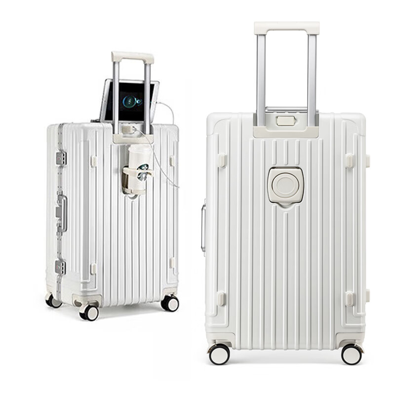 Big mouth monkey (paul frank) luggage extra large capacity aluminum frame trolley case women's thickened suitcase men's 30-inch light sound universal wheel password box