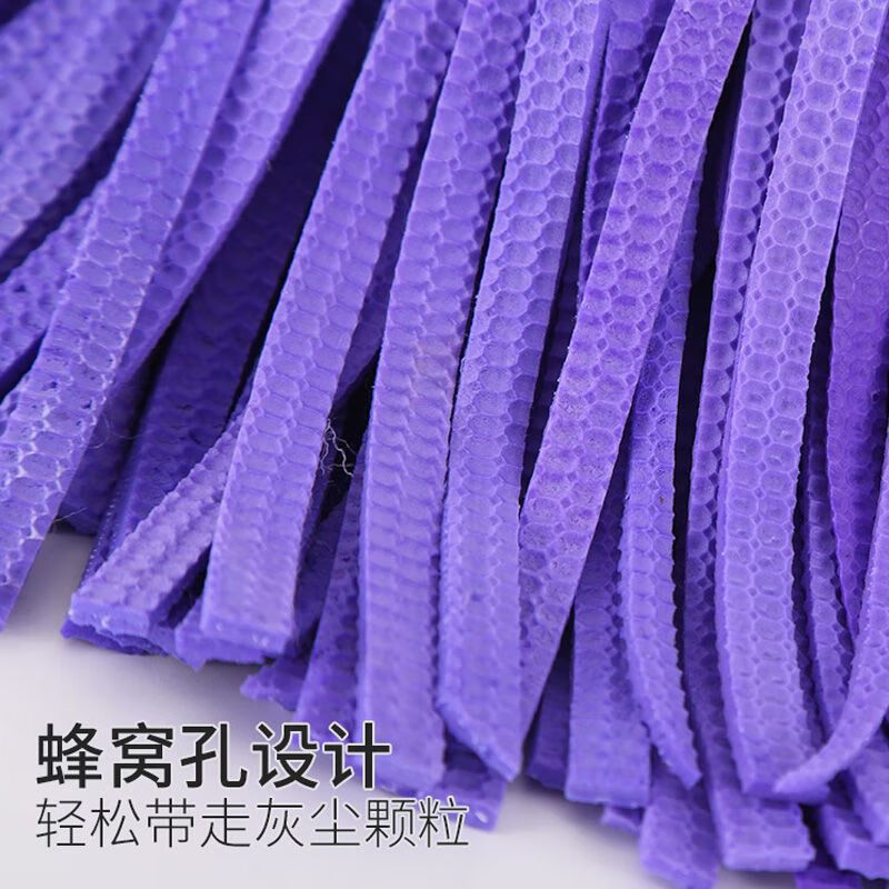 Deerskin mop, traceless household 5d hand-washable lazy spin replacement universal water-absorbent hand-free good god cotton thread accessories mop 5d complete set of spin mop + dehydration bucket random color