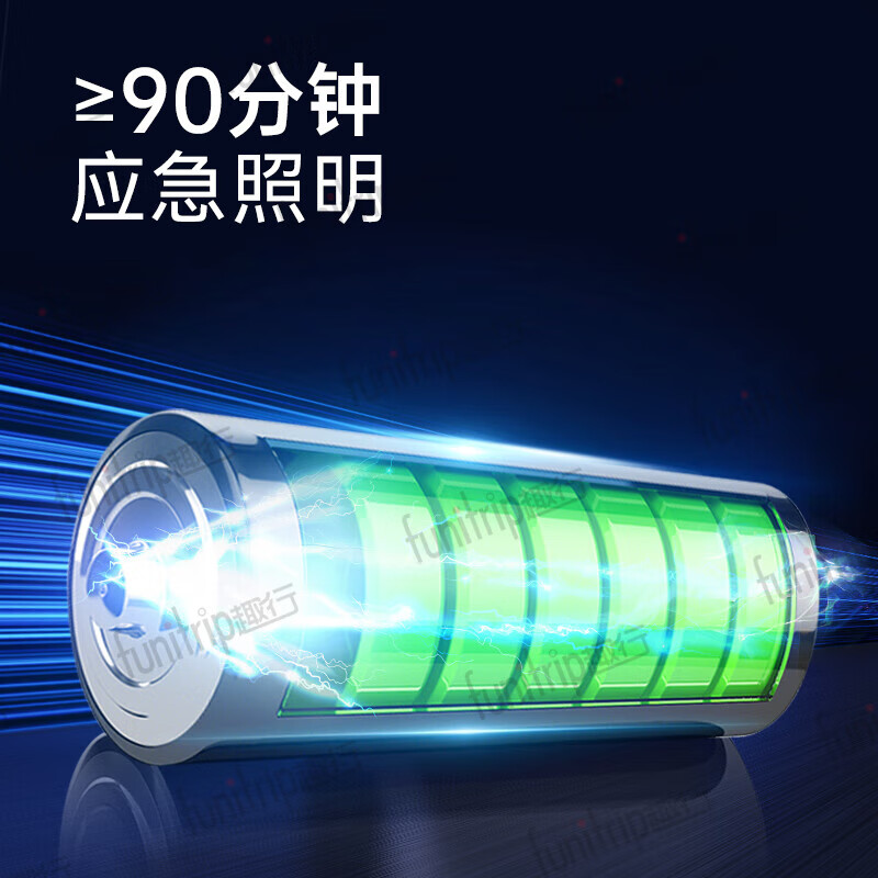 Quxing fire emergency sign light national standard LED safety exit lighting emergency evacuation indicator light left