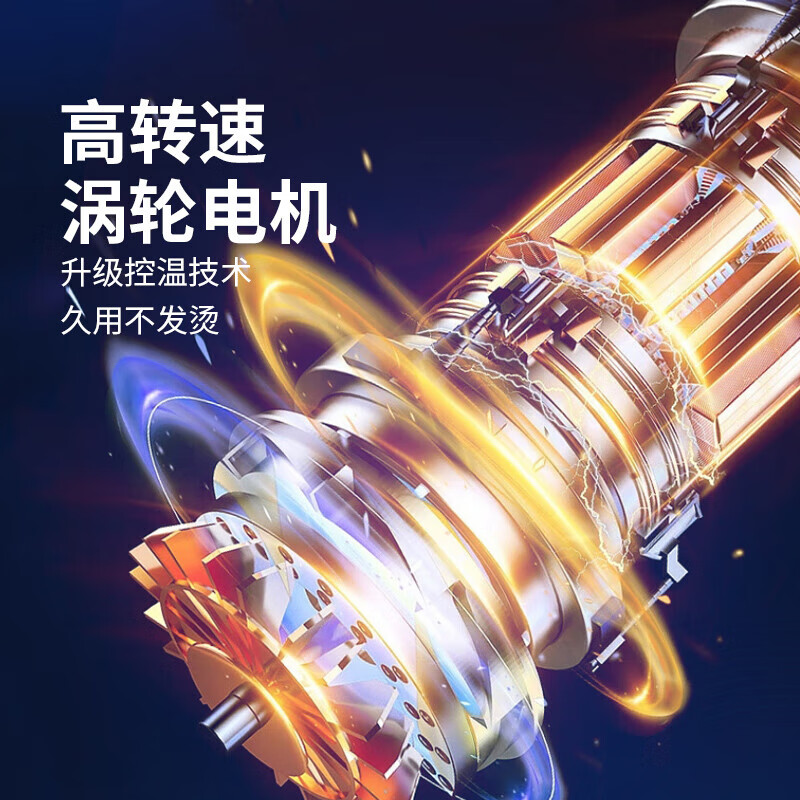 Household vacuum cleaner, high suction, high power, lightweight cleaning machine, car vacuum cleaner, dual-purpose handheld vacuum blower, small pet hair remover, desktop portable dust collector, basic vacuum cleaner, long nozzle 2037