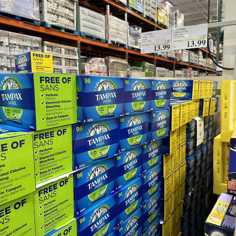 TAMPAX (TAMPAX) trial pack 5/10 Canadian Tampax tampons long tube type can be used for swimming and waterproof Sold in bulk 20 L Others