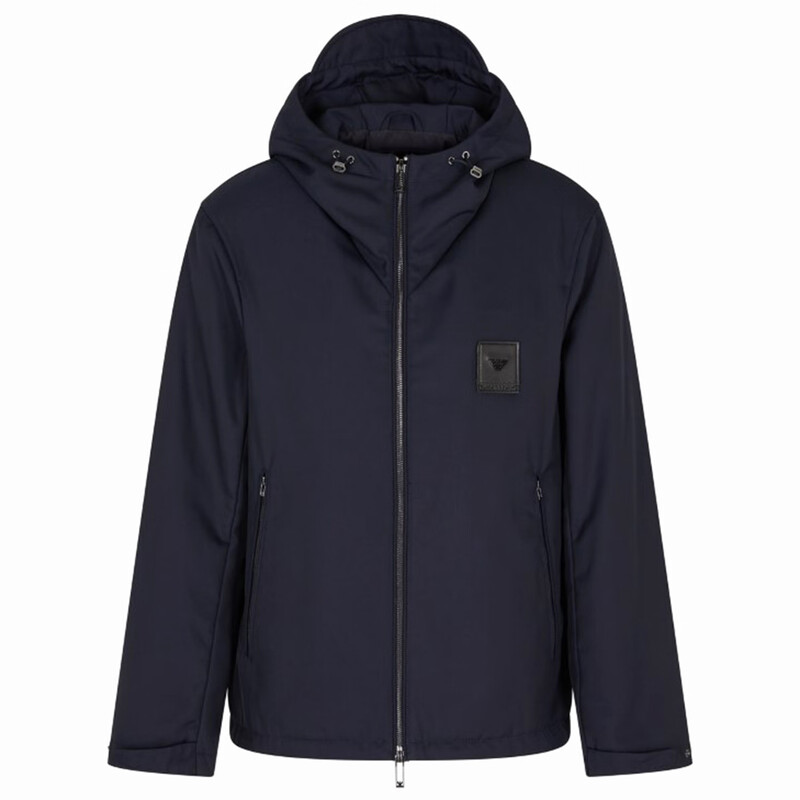 ARMANI/Armani EA Eagle logo men's simple casual hooded jacket EM003417 AF18264 black UC001 L (50)