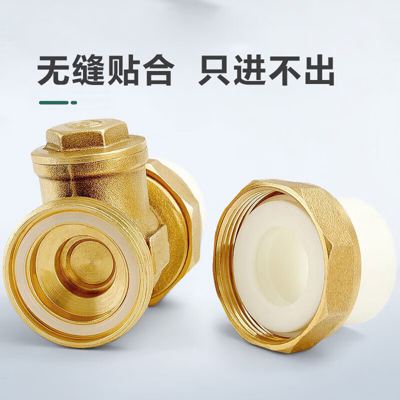 Teng Tu double hot melt union check valve H14H-16T check valve specifications can be customized PPR20-4 points one price