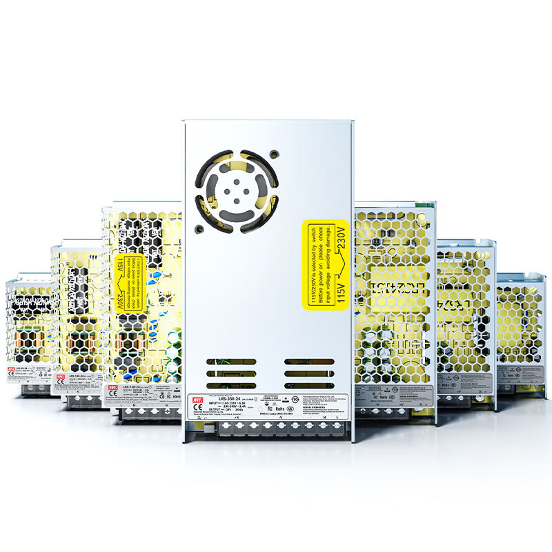 Mwel Mingwei 3C certified LRS switching power supply box 220 to 12V24V48 volt adjustable DC adapter transformer LRS12048V2.5A 3C certified model SF free shipping