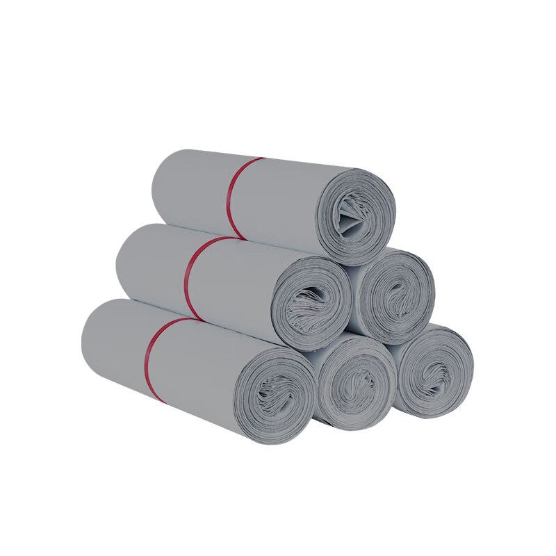 Green Orange Thickened Express Bag Printed Logo Logistics Packing Bag Plastic Packaging Bag Waterproof Bag Gray 25*35 100 Pack