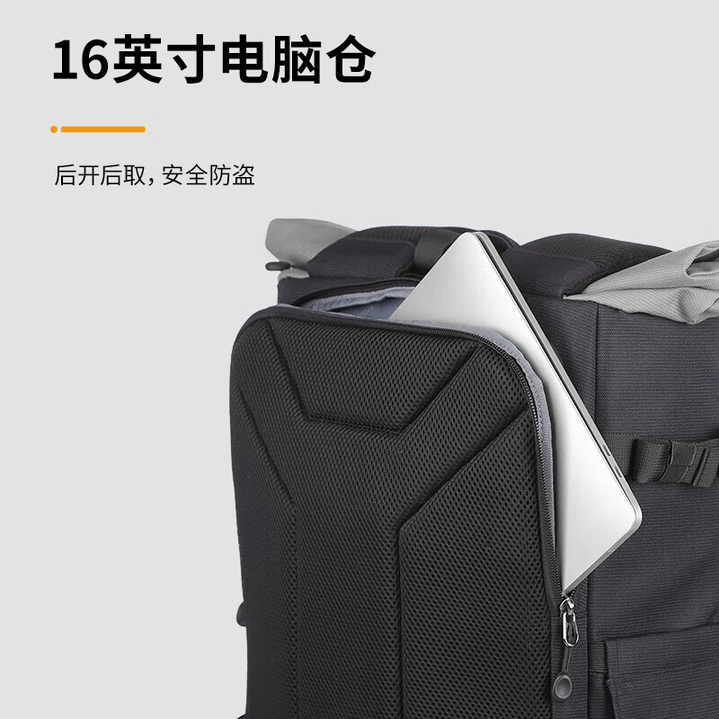 TARION Exquisite Photography Bag Shoulder SLR Backpack Canon Nikon Camera Bag Inner Bag with Side Opening XH Gray