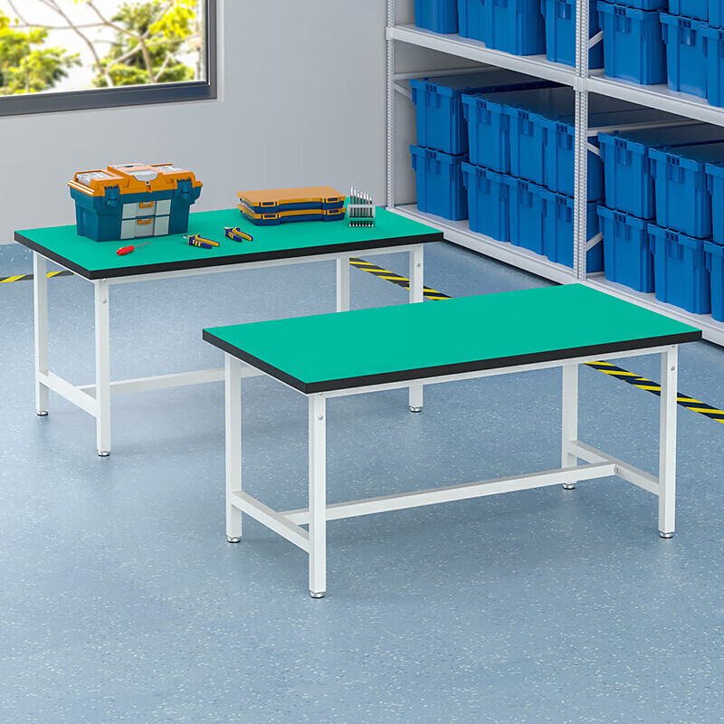 Baigang anti-static workbench experimental table assembly line workshop electronics factory operation table 120*60*75cm with single stool