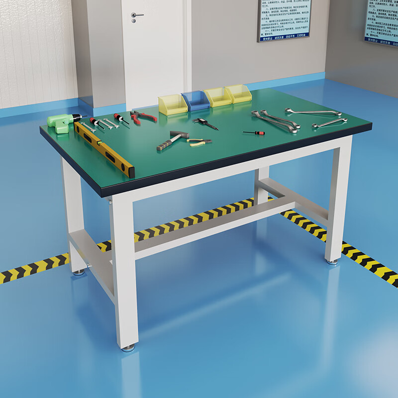 Baigang anti-static workbench heavy-duty fitter operation table length 200*width 80*height 80cm workshop inspection and maintenance experiment table packing table