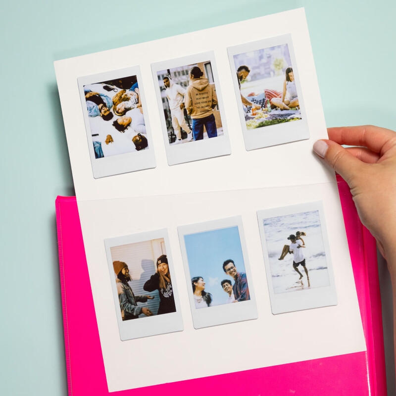 Fuji (FUJIFILM) instant camera photo paper 3-inch mini film mini SE/12/41/99/liplay/evo/link 3/7+/8/9/11/25/40//90/SP2 photo paper white border (20 photos) + photo album * 3 books + border stickers * 3 boxes