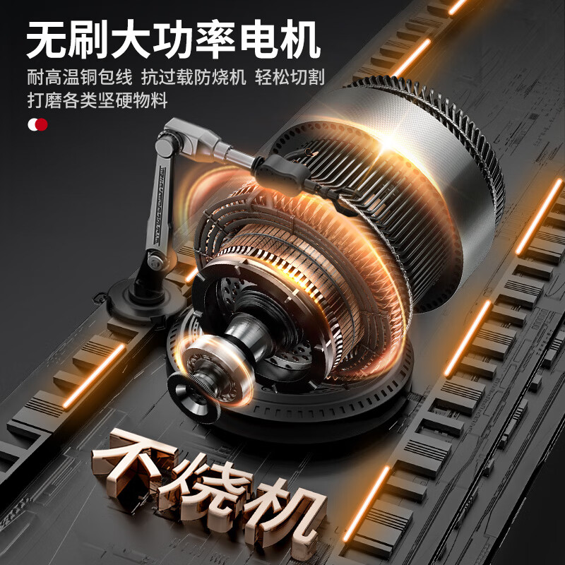 Xinggu lithium electric angle grinder polishing machine multi-function cutting machine polishing machine rechargeable cutting machine polishing and polishing dual electric