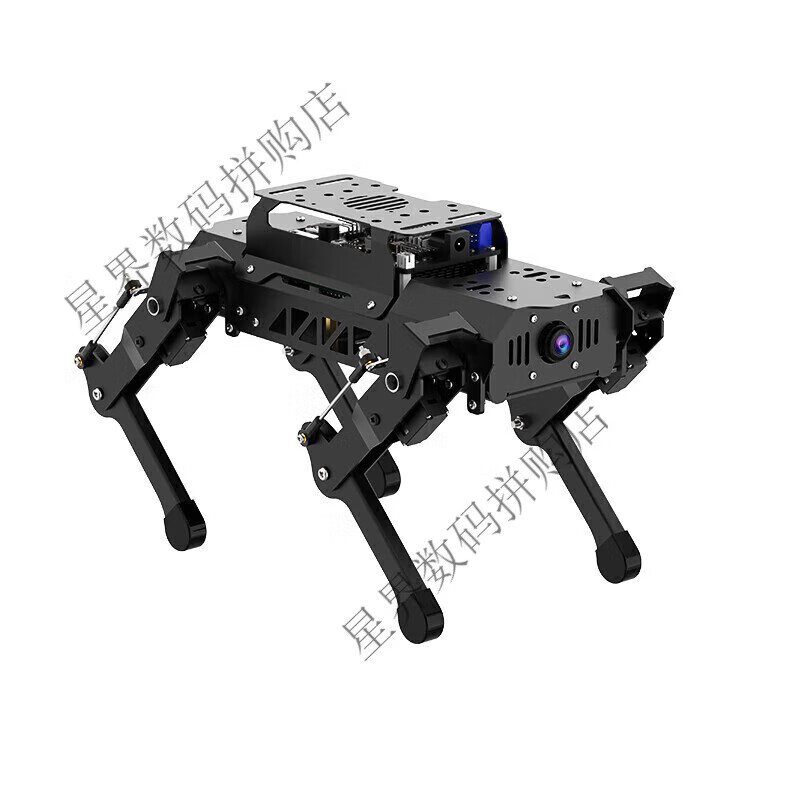 Huaner ROS robot quadruped robot dog PuppyPi bionic intelligent programming AI vision large model Raspberry Pi 4B/5 development version including radar + voice + sensor expansion package Raspberry Pi 4B/8G