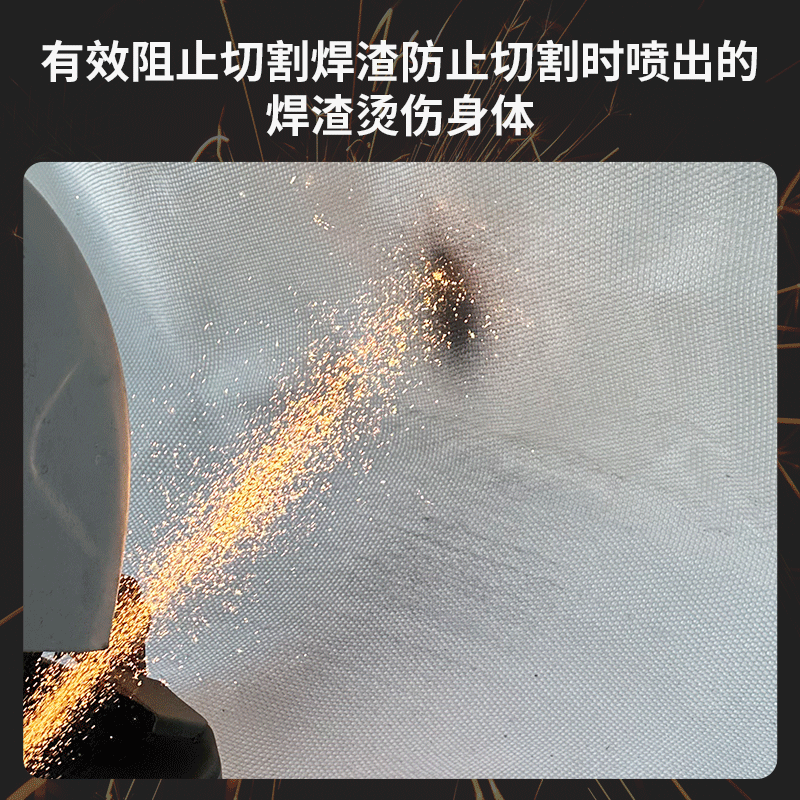 Fire extinguishing blanket welding blanket welding blanket fire retardant cloth heat insulation glass ceramic fiber cloth fire retardant flame retardant high temperature heat insulation 2mm ultra thick industrial welding fire protection 2 2m
