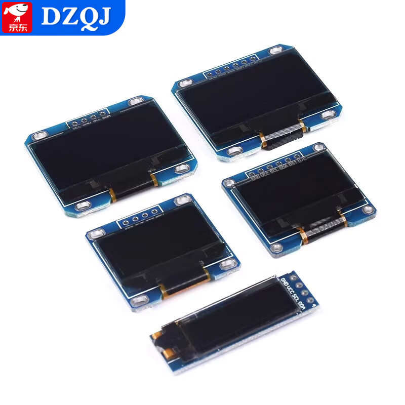0.96-inch OLED display module 0.91 1.3 1.54-inch 12864 LCD screen 4/6/7-pin IIC/SPI new 0.96-inch 4-pin white solderless pin header No specifications