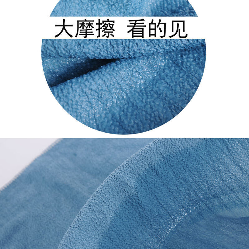 Back rub double-sided coarse sand bath towel long pull back towel bath towel powerful mud removal household bath towel mud removal artifact Coarse sand pull back strip 1 blue丨100x30cm