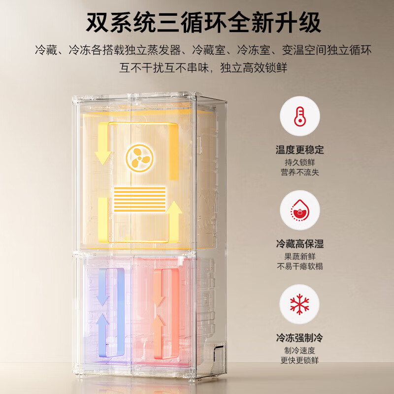 Toshiba Dabai Pear 600-liter cross-door refrigerator dual-system automatic ice making ultra-large capacity ultra-thin embedded first-class energy efficiency frost-free GR-RF639WI-PM1 GR-RF639WI-PM1