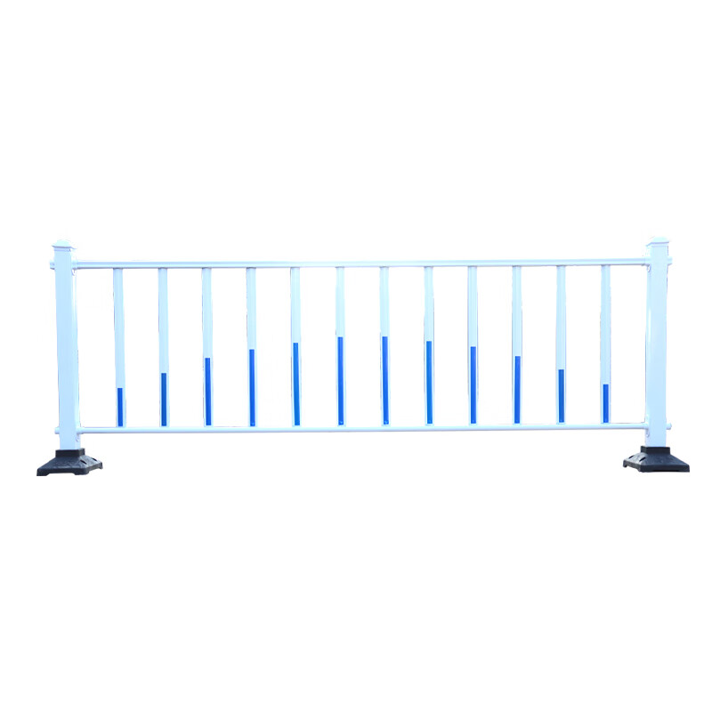 Rongjing urban road guardrail, highway municipal isolation railing, factory road isolation fence, sidewalk diversion railing, transportation facility anti-collision guardrail (thickened version) 0.6m*3.08m
