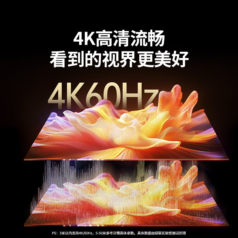 Greenlink HDMI cable version 2.0 4K digital high-definition cable 0.5 meter video cable engineering grade laptop set-top box connected to TV projector display data connection cable 30115