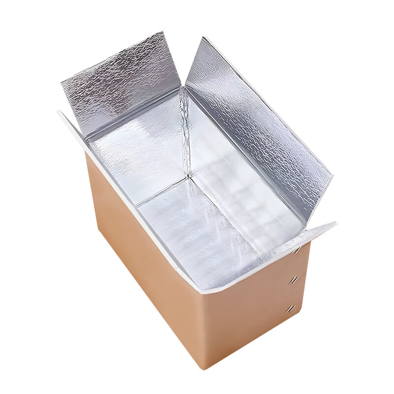Gongbaili Insulated Box Foam Box Aluminum Foil Foam Carton Insulated Box Fresh Fruit Logistics Cold Chain Fresh Packaging Box Express Box No. 3 430*210*275mm*3 pcs