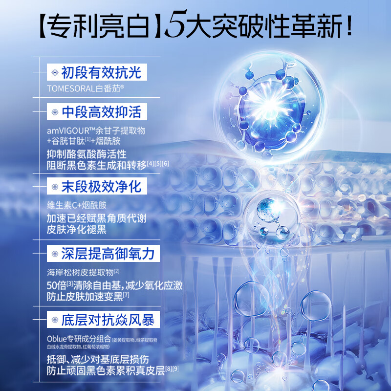 OBLUE Olinlan Ice White Tomato Whitening Drink Collagen Internal Adjustment Whole Body Brightening Oral Drink Liquid Upgraded Edition *7 Boxes