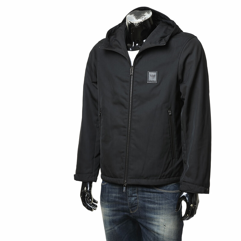 ARMANI/Armani EA Eagle logo men's simple casual hooded jacket EM003417 AF18264 black UC001 L (50)
