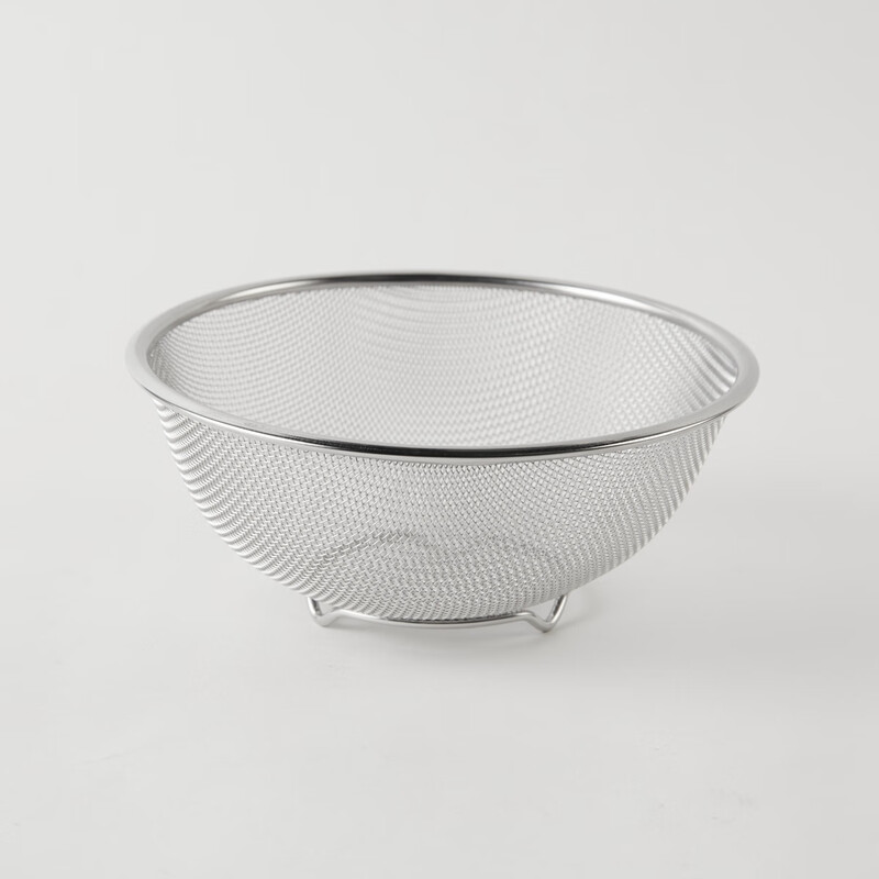 NITORI Yideli Home Kitchen Drainage Basket Standing Stainless Steel Mesh Basket Stainless Steel Mesh Basket L