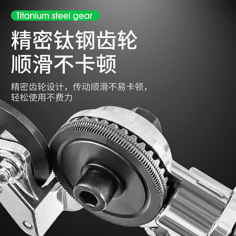 The perfect hand electric drill is converted into a shearing device and converted into a metal plate cutter. The new artifact iron scissors is converted into a cutter. A universal shearing device + hand electric drill.