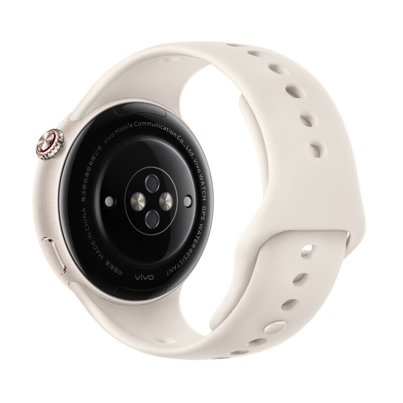 Vivo WATCH 5 Bluetooth Moonlight White All-weather heart rate and blood oxygen monitoring blood pressure function New Blue River operating system iOS cross-system compatible smartwatch