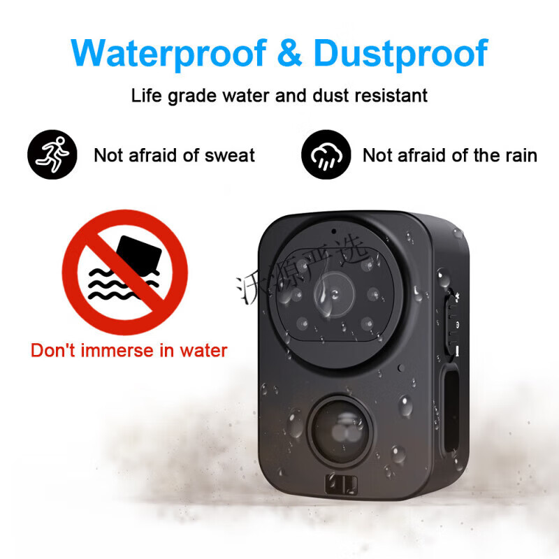 Waterproof camera back clip card pocket camera outdoor sports photography HD 9H field recorder PD01 waterproof camera