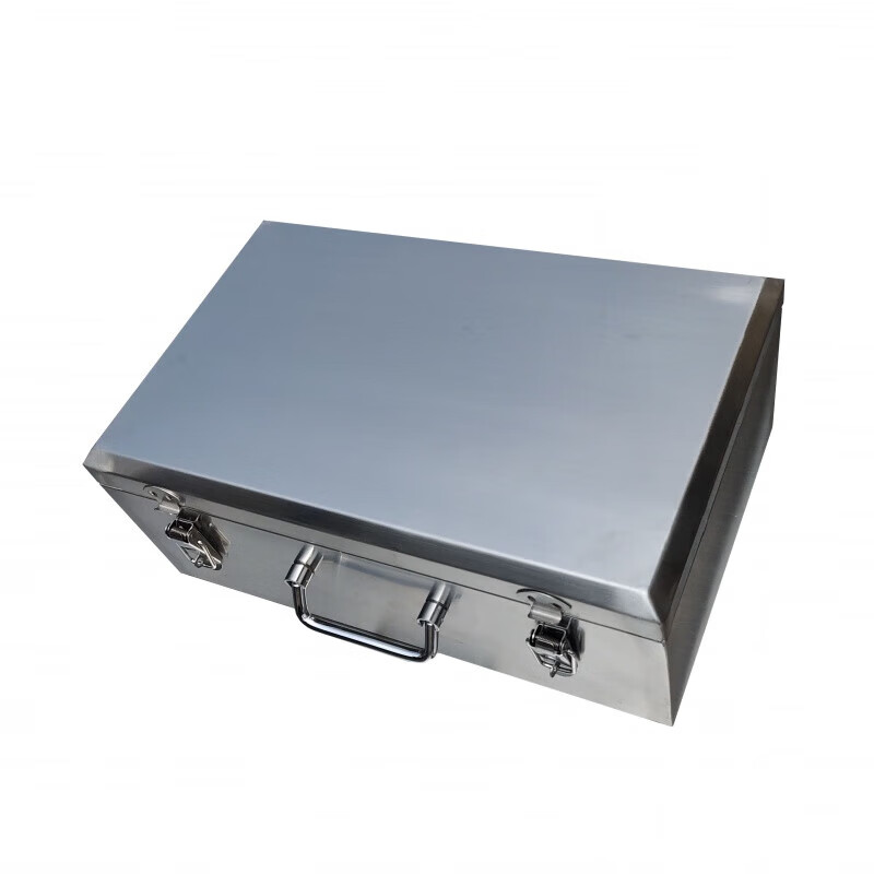 Danstini stainless steel tool box 304 thickened type with wheels large portable hardware tool box storage box repair 304-length 350 width 200 height 180