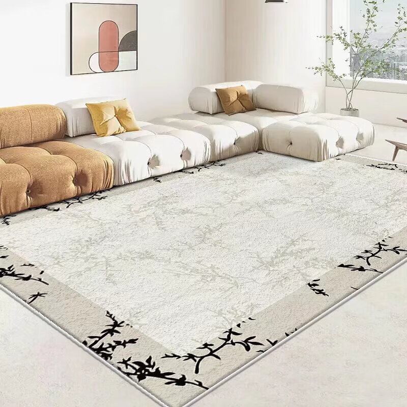 Brangdy minimalist light luxury thickened carpet living room sofa coffee table Internet celebrity simple floor mat bedroom bedside stain-resistant beautiful light luxury-3 120*160cm