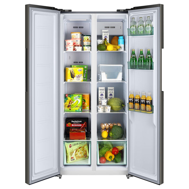 Oaks side-by-side refrigerator 368 liters double-door household refrigerator ultra-thin large capacity air-cooled frost-free energy-saving computer temperature control BCD-368WS2MD2A trade-in