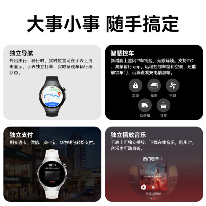 Huawei (HUAWEI) is an immediate success. Huawei watch WATCH5 smart sports watch AI fingertip blood oxygen health monitoring independent call blood pressure blood sugar assessment Valentine's Day birthday gift Ziqi Donglai Huawei WATCH5 46mm Galaxy Purple 2025 flagship fashion new model