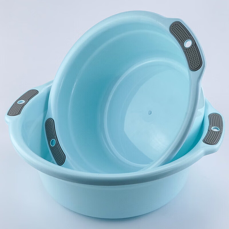 Hesdig JG-881 plastic cleaning basin thickened plastic basin cleaning basin small light blue