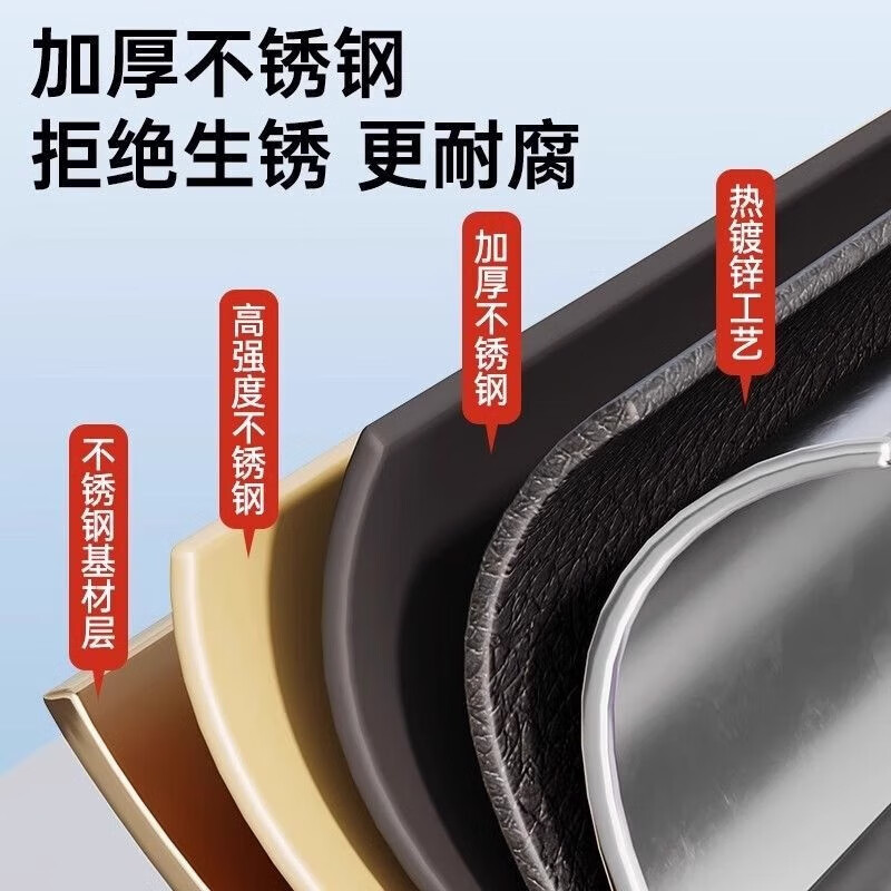 Air conditioner outdoor unit side-mounted bracket stainless steel safety heightening, lengthening and thickening 1-1.5P/2P/3 horizontal mounting shelf bracket universal high-rise household 2-3P stainless steel side-mounted bracket thick 1.7MM screws provided