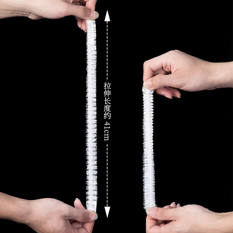 Home KATEI STORY Japanese thickened antibacterial fresh-keeping cover food grade special disposable plastic wrap cover household fresh-keeping bag leftovers bowl cover plastic wrap cover antibacterial 2 boxes + hook 240 pieces