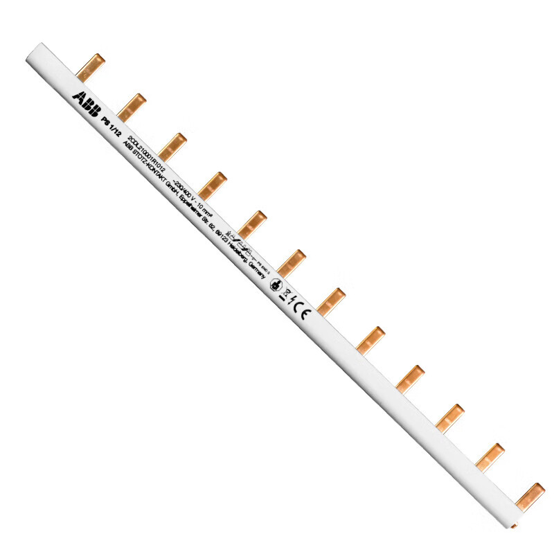 ABB busbar tin-phosphor bronze terminal block PS1/PS2/12 teeth 1P single pole 12 teeth 12 bits