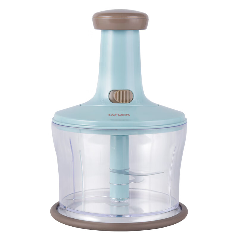 TAFUCO multifunctional manual garlic puller cooking machine vegetable cutter garlic mince machine kitchen 1200ml gray blue T5250