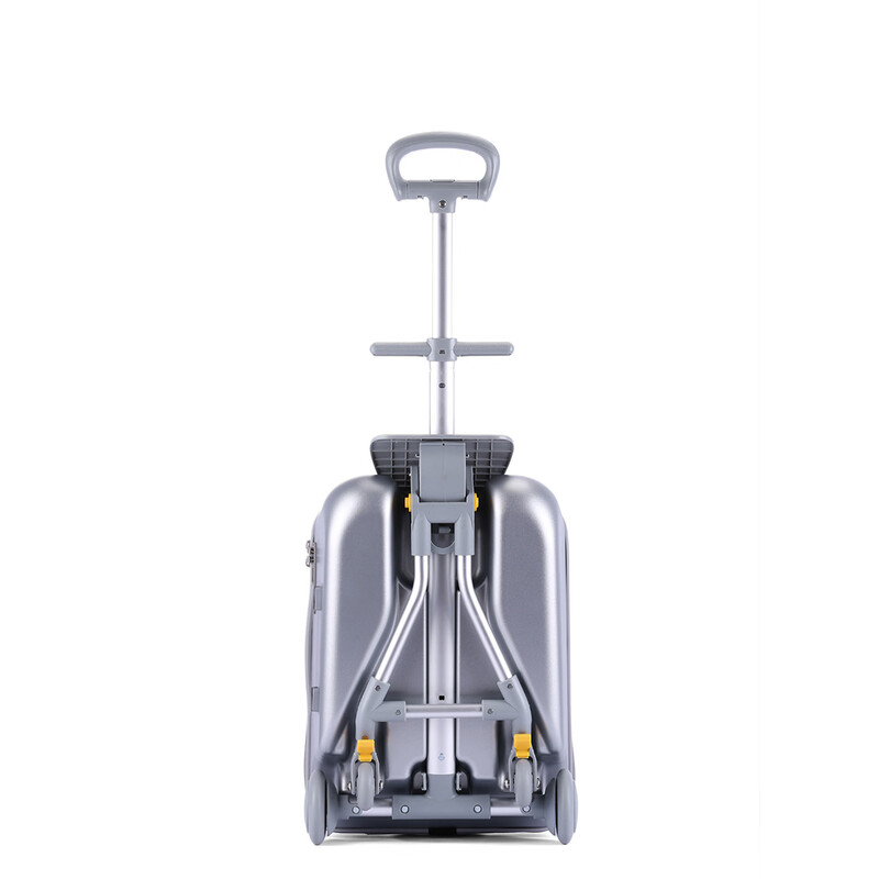 POINT KID children's suitcase that can sit and ride, boy and girl walking box, trolley box, balance car, baby cartoon suitcase, cartoon panda 20 inches