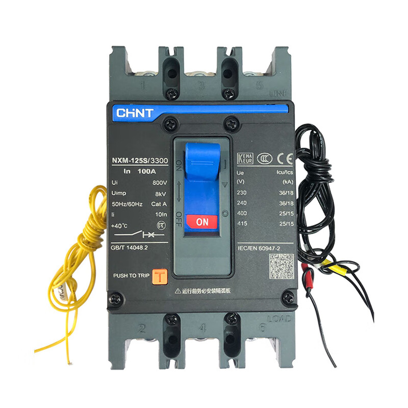 Circuit breaker NXM-125S/3340 100A 250A 400A with shunt release and auxiliary contact 3P 400A