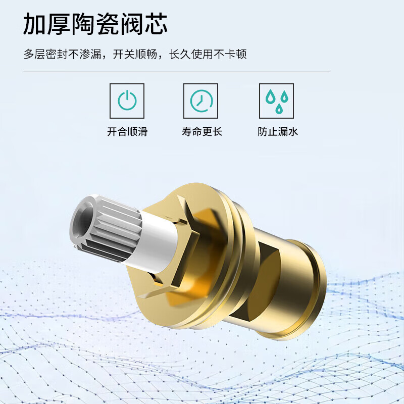 Chigo stainless steel kitchen faucet bathroom hot and cold water head anti-splash sink single cold faucet