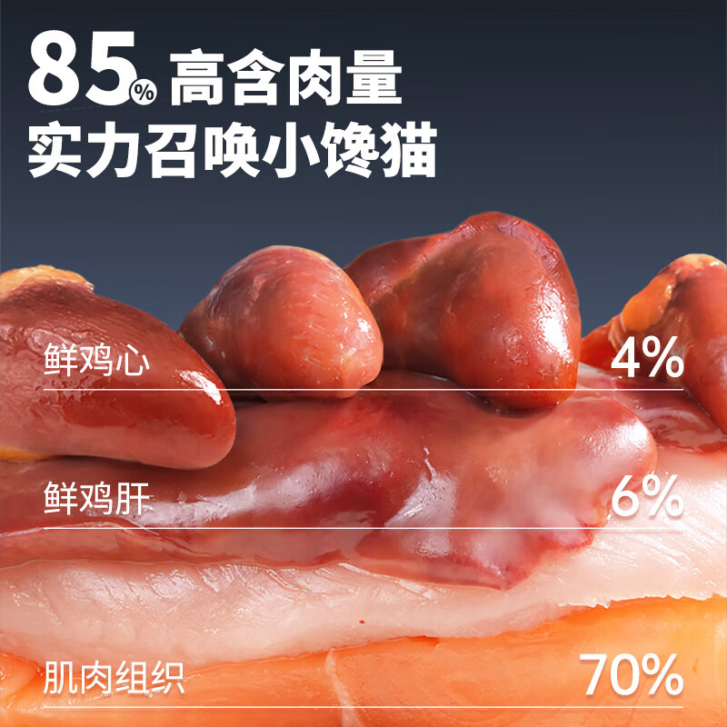 Gewuan value-for-money staple cat snacks full price cat wet food rare meat rabbit pigeon quail black pig mixed 40g