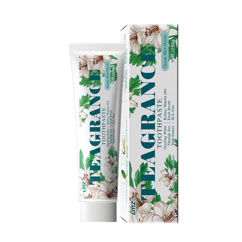 Liangmianzhen (LMZ) Whitening and Fragrant Toothpaste Reduces Teeth Stain, Yellow Tooth and Smog Stains, Freshens Breath 1 Bottle 120g SLS-Free*