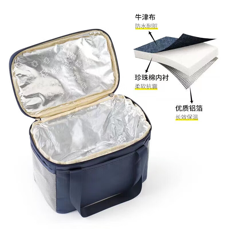 Cheguimu Procurement and Sales Recommendation Insulated Bag 9-liter Lunch Box Bag Portable Fruit Fresh Box Lunch Bag Camping Picnic Bag