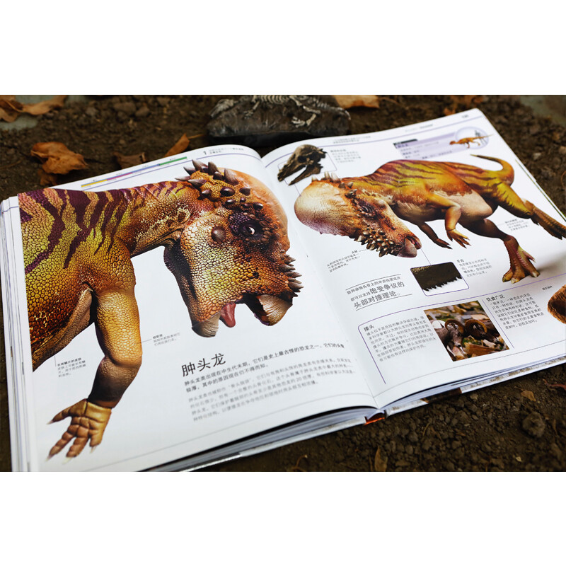 DK Encyclopedia of Dinosaur Knowledge, Hardcover Green Printing, Complete Collection of Dinosaur World, Popular Science Encyclopedia for Primary and Secondary School Students, Illustrated Book of Prehistoric Animals for 6-14 Years Old, Boys’ Favorite Popular Science Book