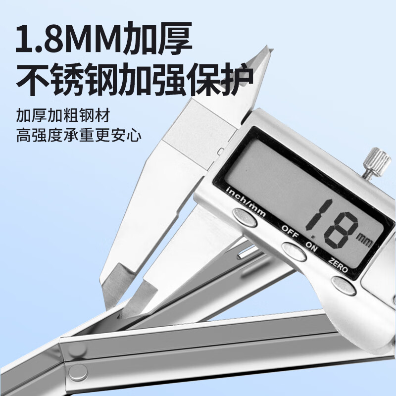 ProPre air conditioner bracket stainless steel outdoor unit bracket is suitable for Oaks, Glymet, etc. Universal 1.5P air conditioner rack external bracket thickened version