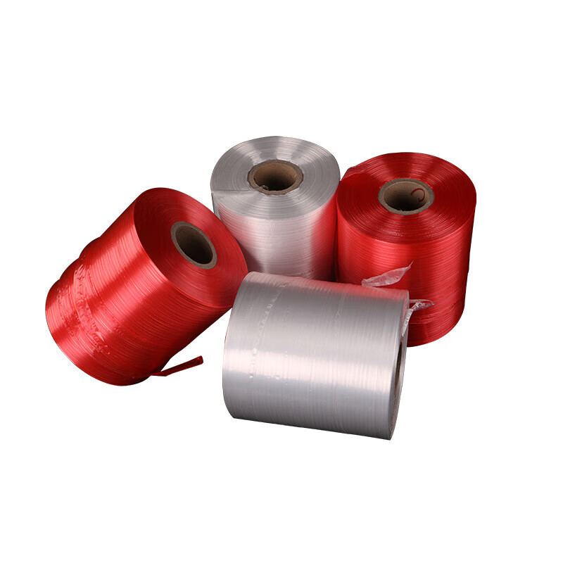 PE end with tear tape carton factory machine with fully automatic special packing rope plastic strapping rope white one red (3.6kg-4.4kg per roll) universal type
