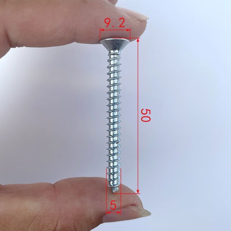 Ye Yu extended 1022A cross self-tapping screw self-drilling nail door curtain installation M4M5 woodworking screw self-tapping screw mixed pack 16-50 total 60 pieces